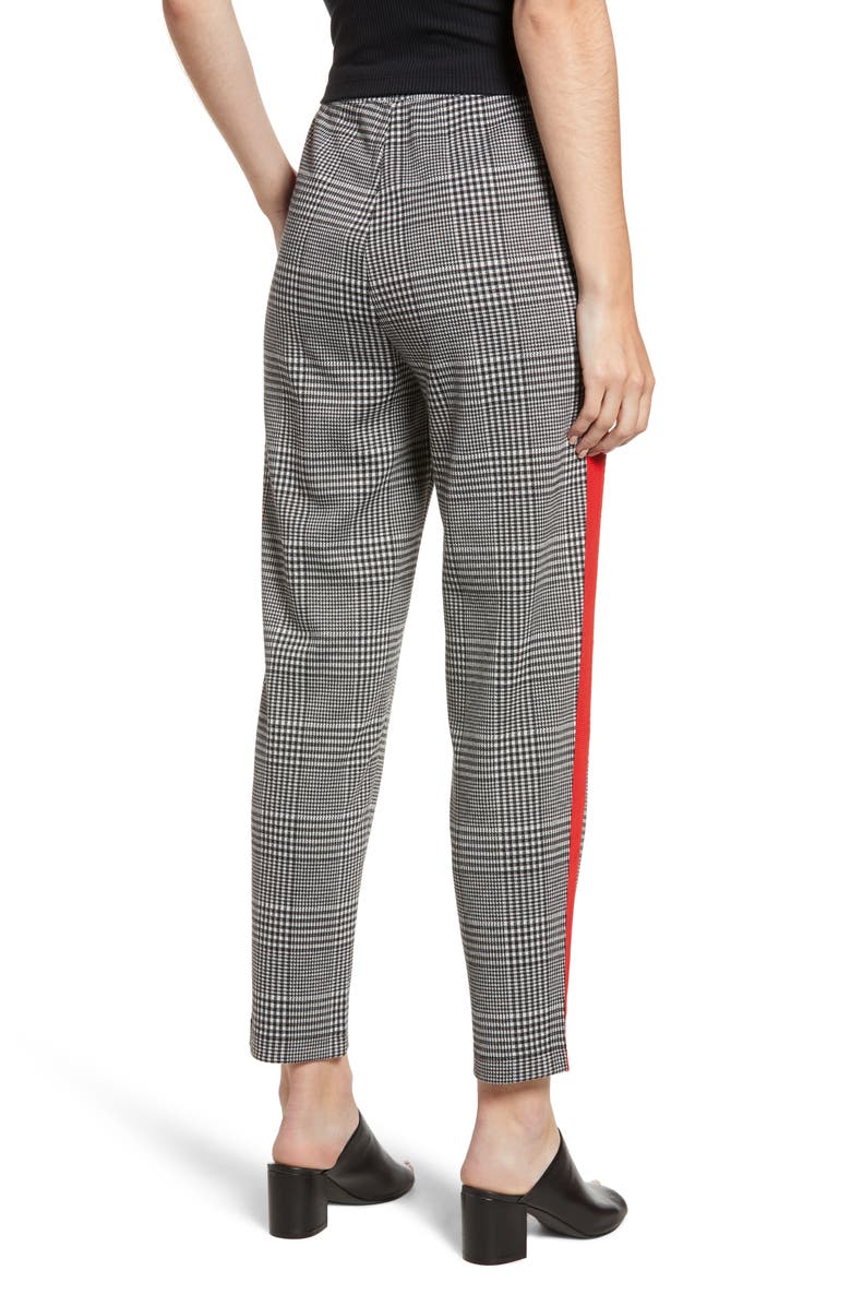 BP. Side Stripe Glen Plaid Pants, Alternate, color,
