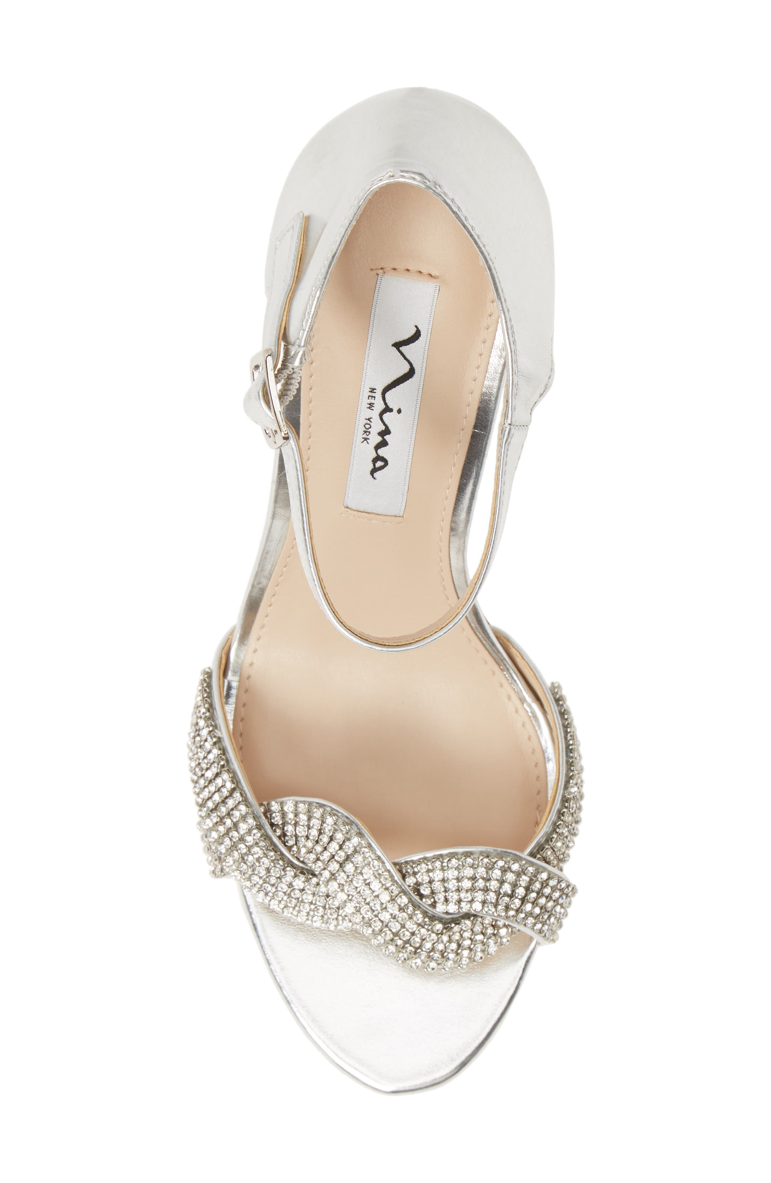 Nina Valency Crystal Embellished Sandal, Alternate, color, 