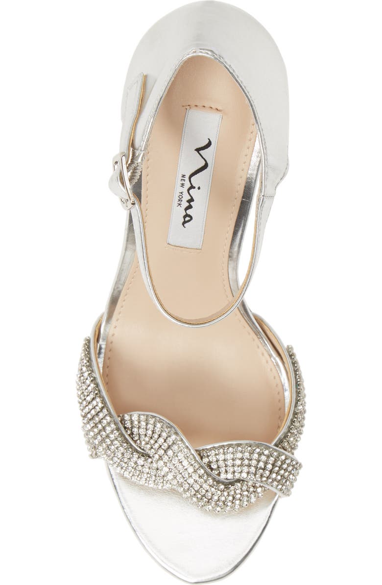 Nina Valency Crystal Embellished Sandal, Alternate, color,