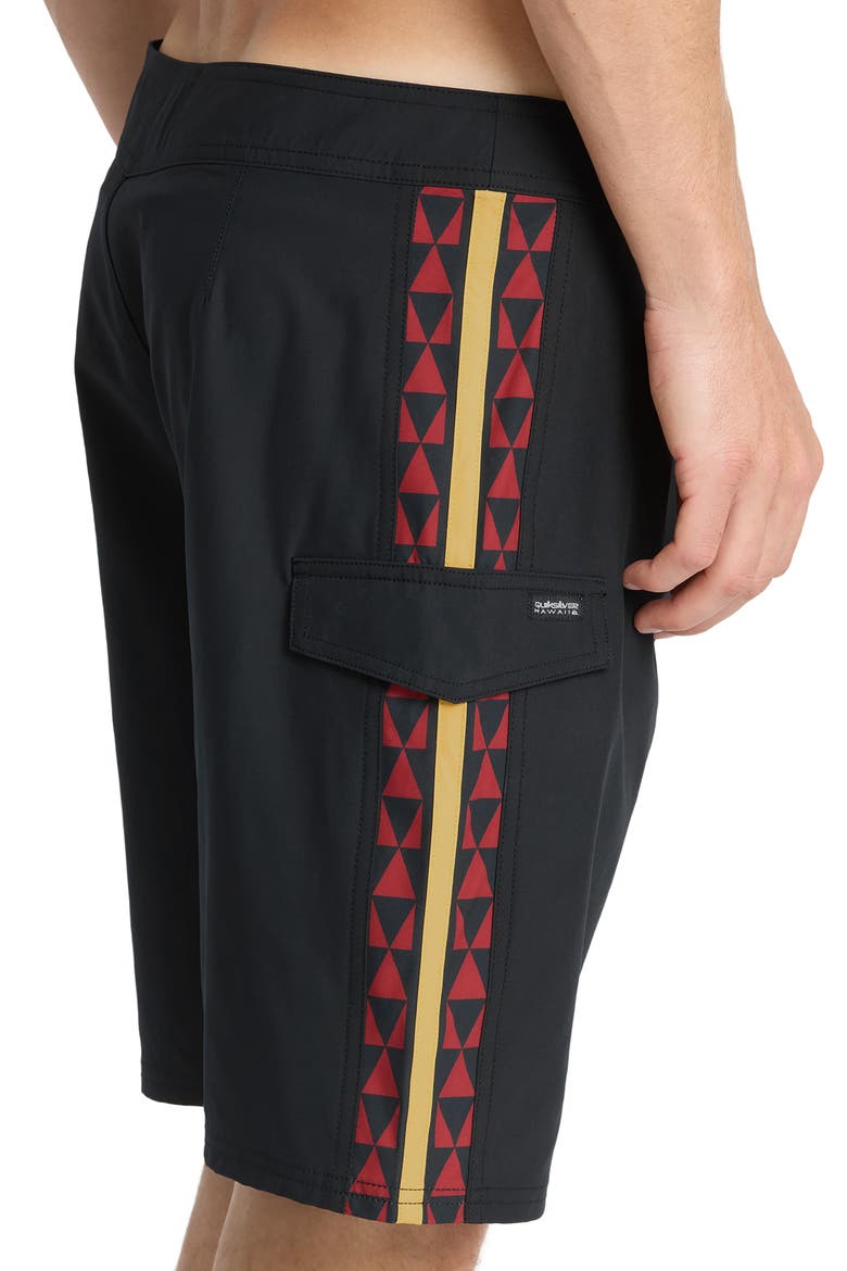 Hi Spearhead Board Shorts, Alternate, color, BLACK