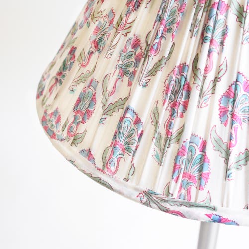 Sophie Williamson Design Pleated Lampshade In Pink