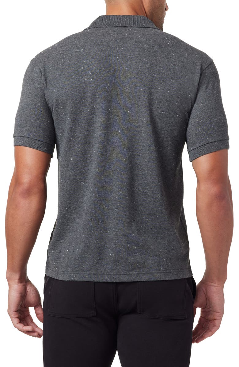 Lacoste Classic Fit Cotton Blend Polo, Alternate, color, Bitume Neps