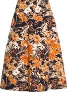 Marni Floral A-Line Skirt