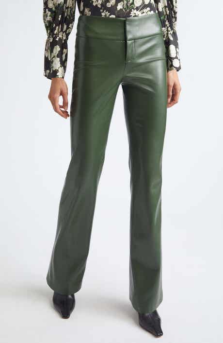 Olivia Faux Leather Bootcut Pants
