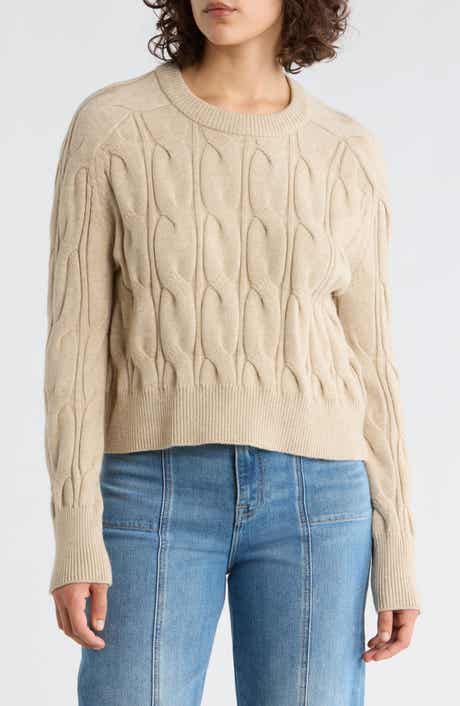 Vigoss Cable Stitch Crewneck Sweater