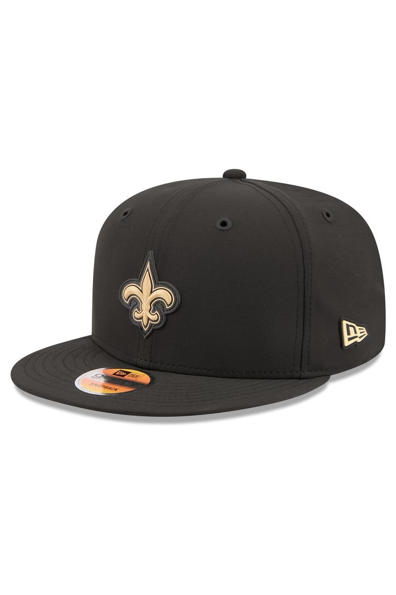 Men's New Era Black New Orleans Saints 2026 Sideline 9FIFTY Snapback Hat, Main, color, Black