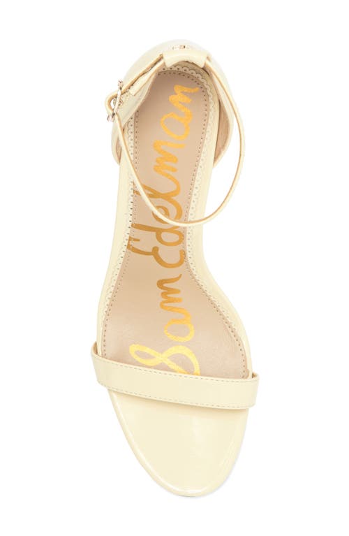 Sam Edelman Patti Ankle Strap Sandal In Modern Ivory