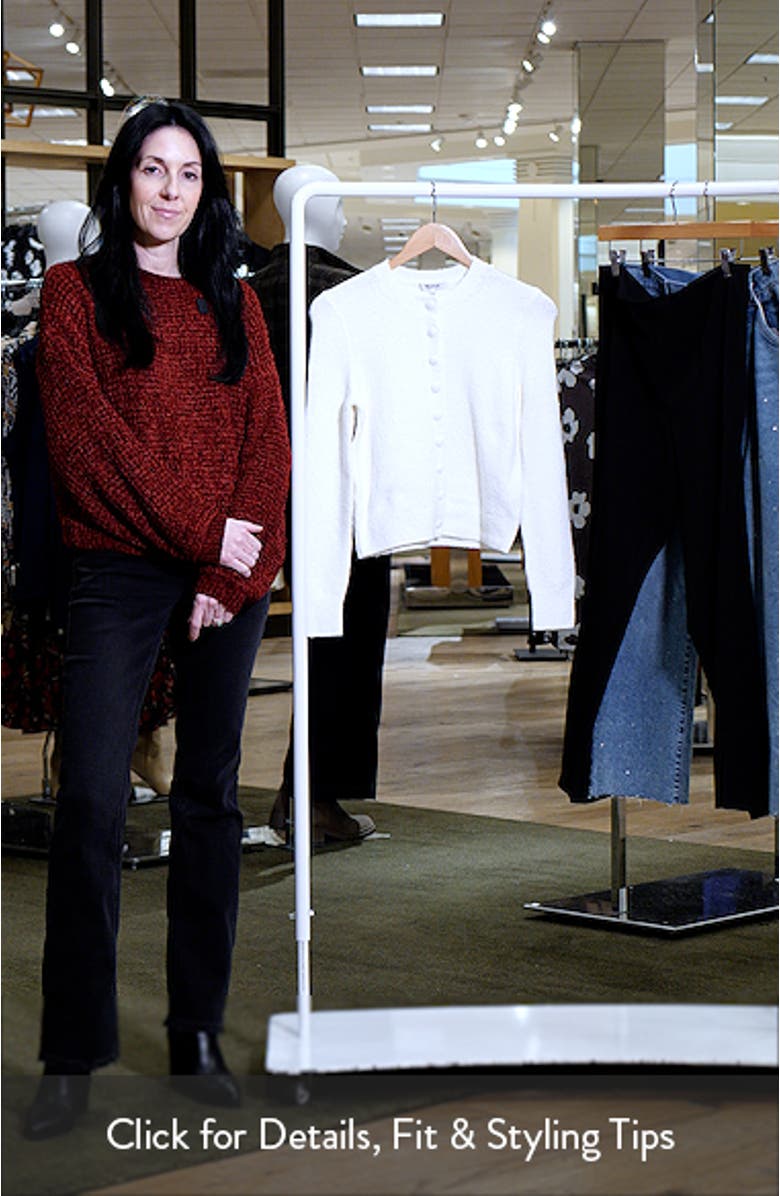 Shrunken Cotton Blend Cardigan, sales video thumbnail