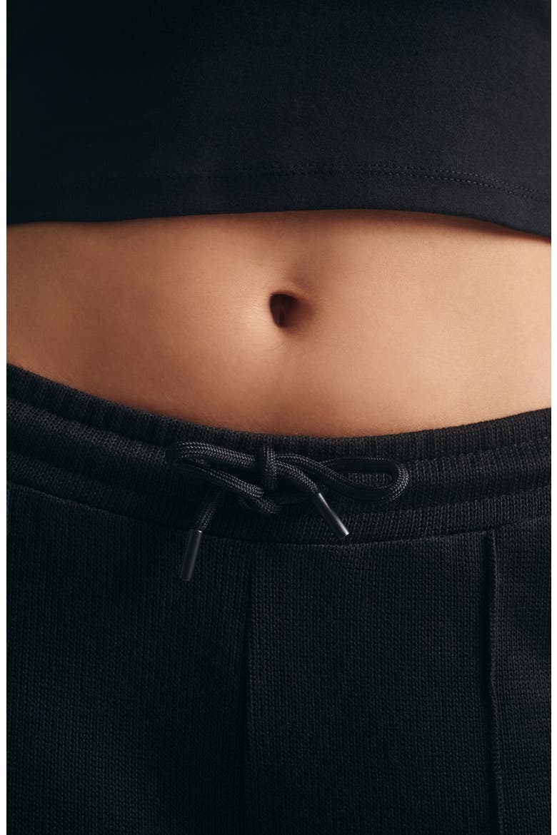 Seamed Sweatpanrs, Alternate, color, BLACK