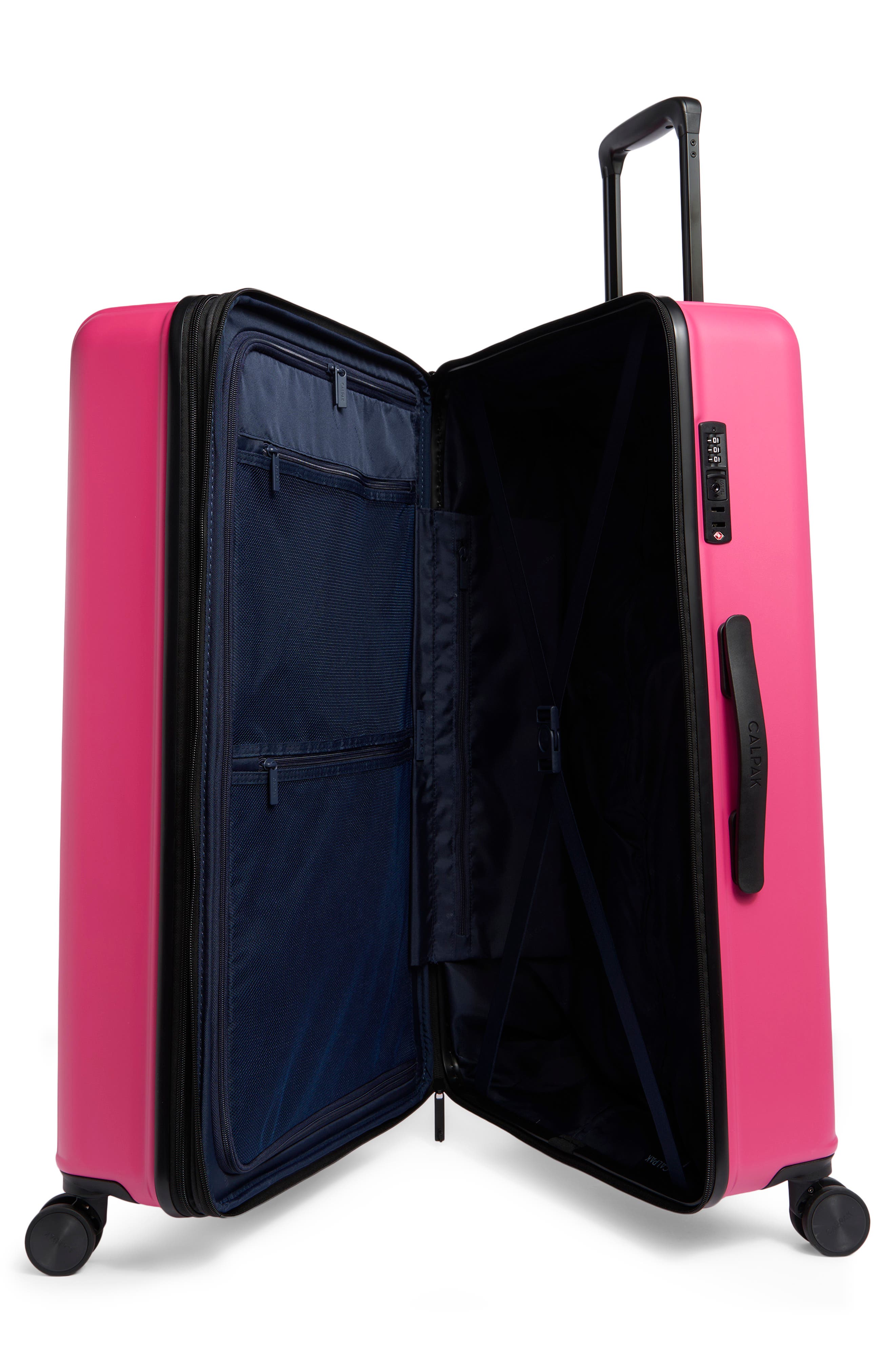 CALPAK Lou Large Suitcase, Alternate, color, Dragonfruit