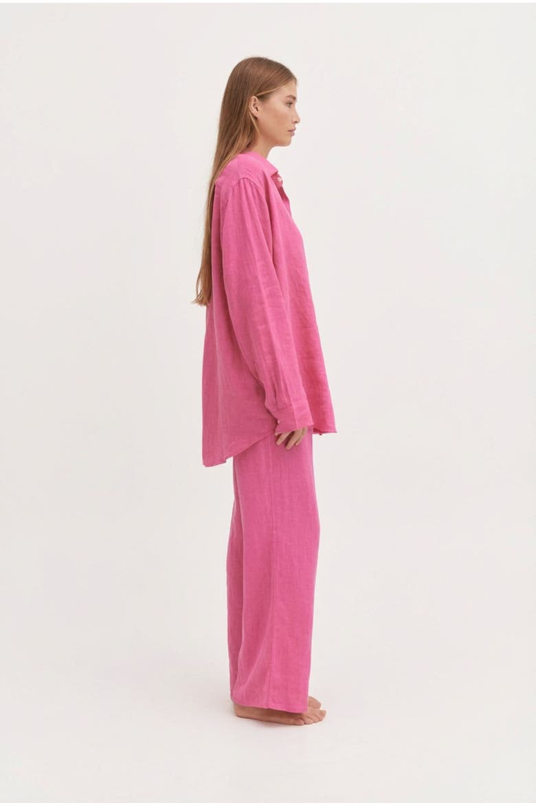 Lounge Pajama Shirt, Alternate, color, Pink