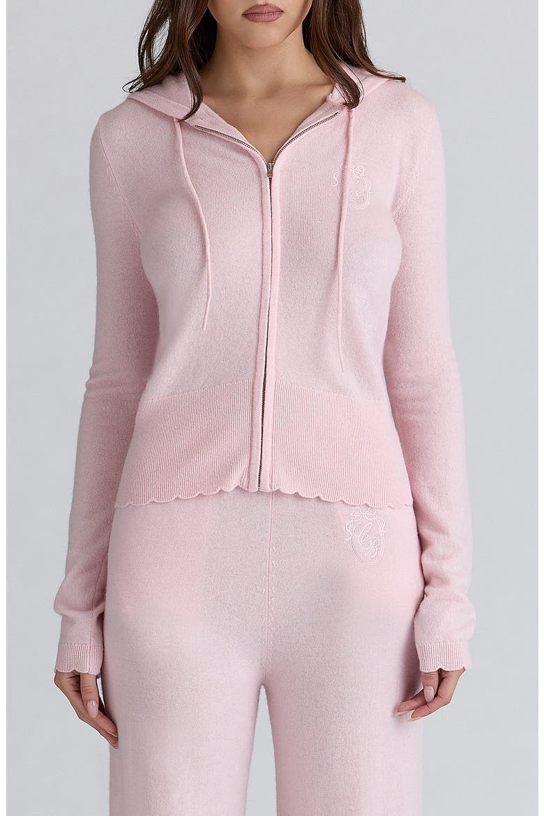 Regina Wool & Cashmere Hoodie & Pants Travel Set, Main, color, PINK