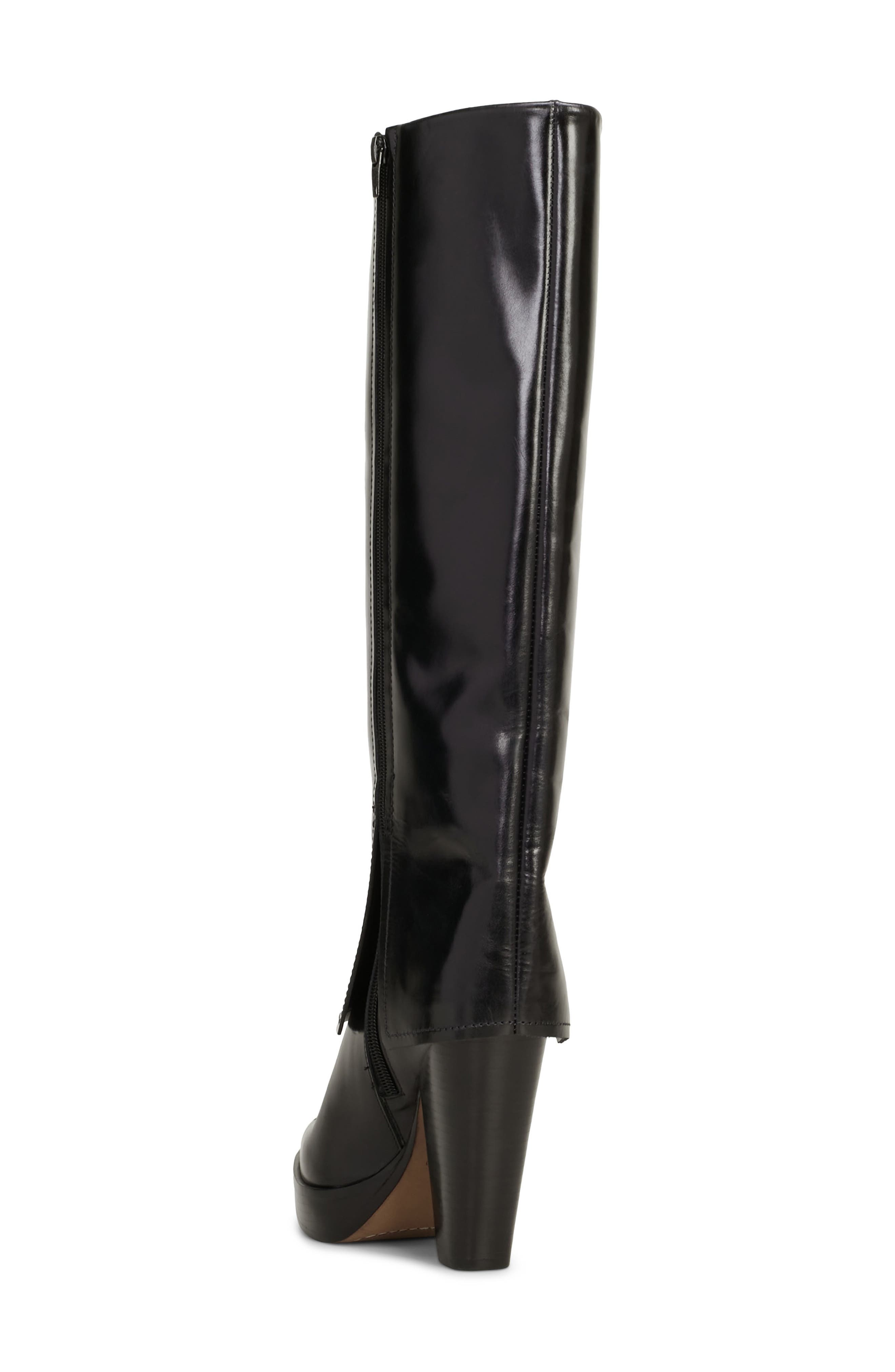 Vince Camuto Nanfala Foldover Shaft Pointed Toe Boot, Alternate, color, 