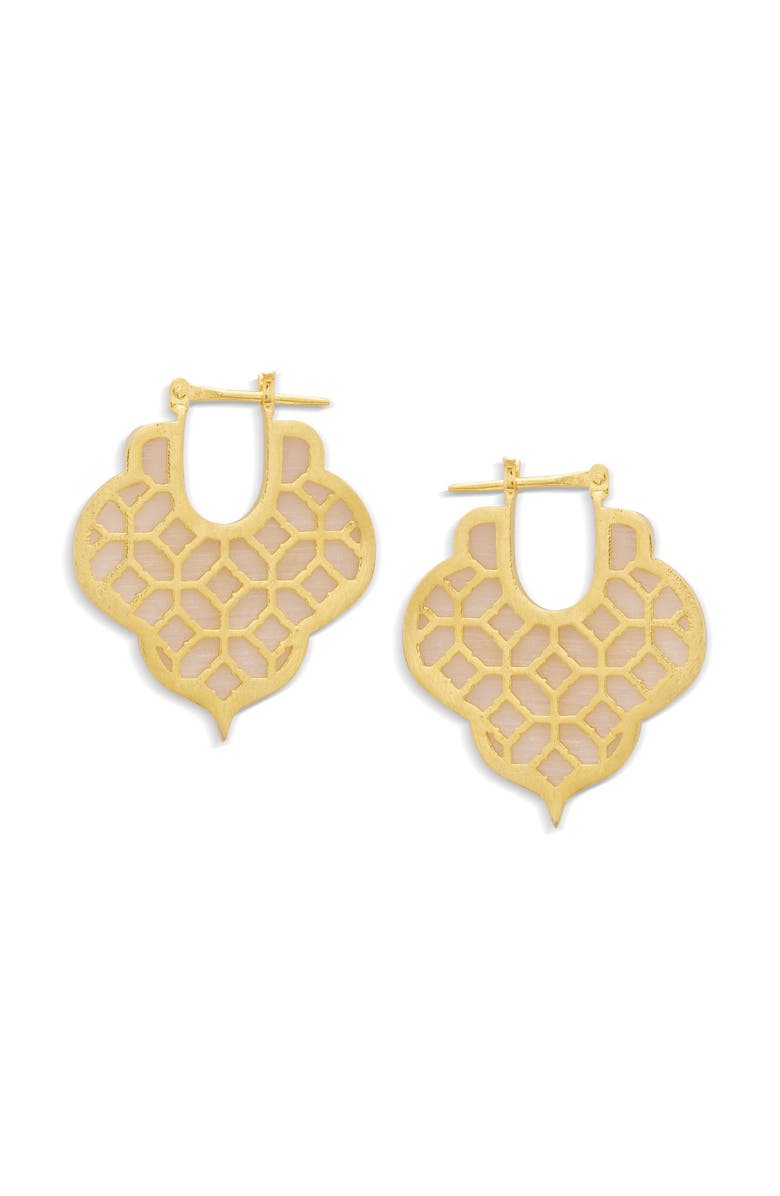 Dhwani Bansal Mosaic Earrings, Alternate, color, Gold Plated