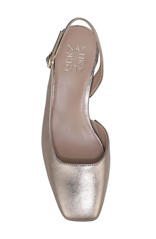 Naturalizer Jayla Half D'orsay Slingback Pump In Silver