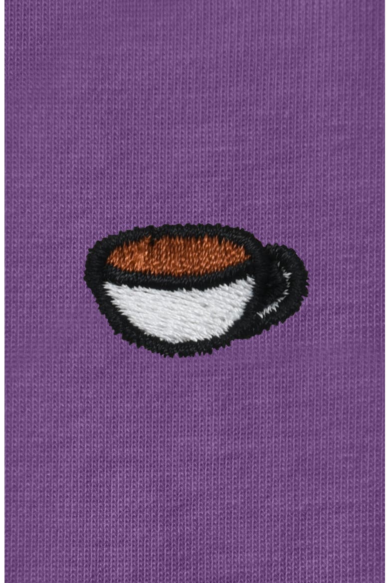 Womens Lil Coffee Jersey Tee, Alternate, color, Purple
