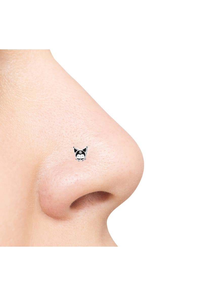 Cinnamonroll Stainless Steel Nose Stud, Alternate, color, Silver