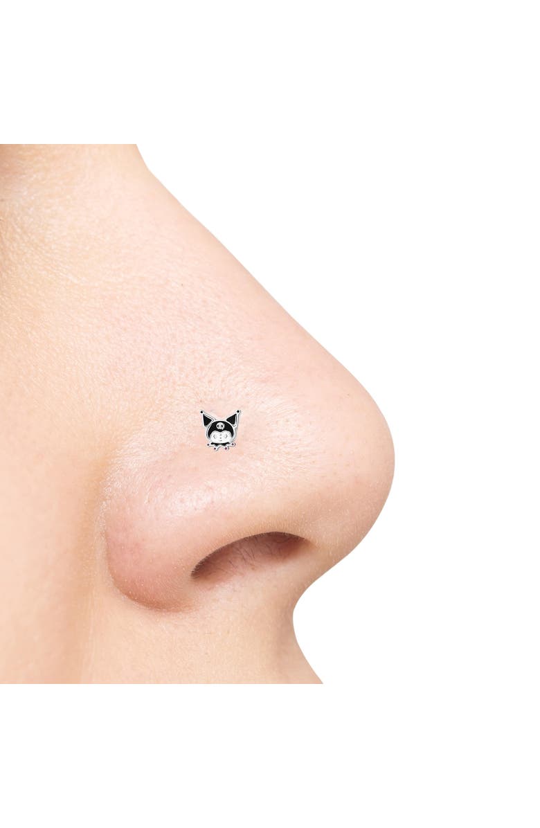 Hello Kitty Stainless Steel Nose Stud, Alternate, color, Silver