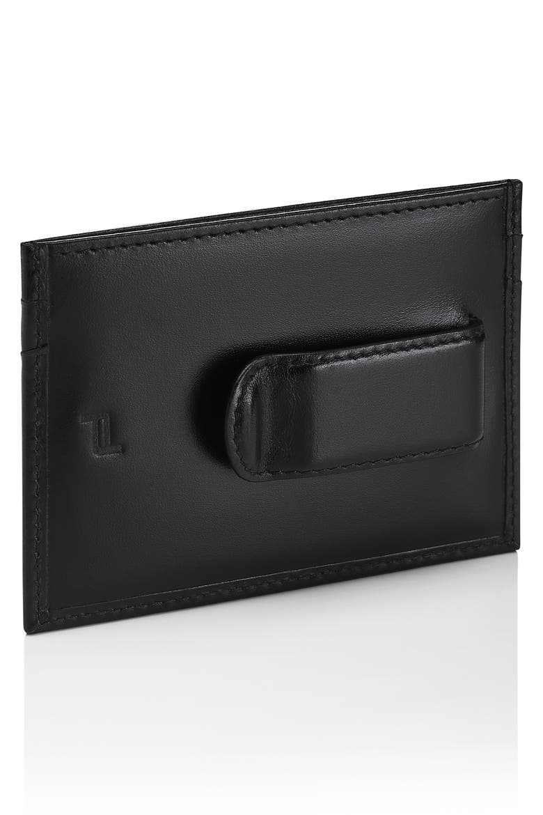Classic RFID Card Holder Money Clip Wallet, Alternate, color, BLACK