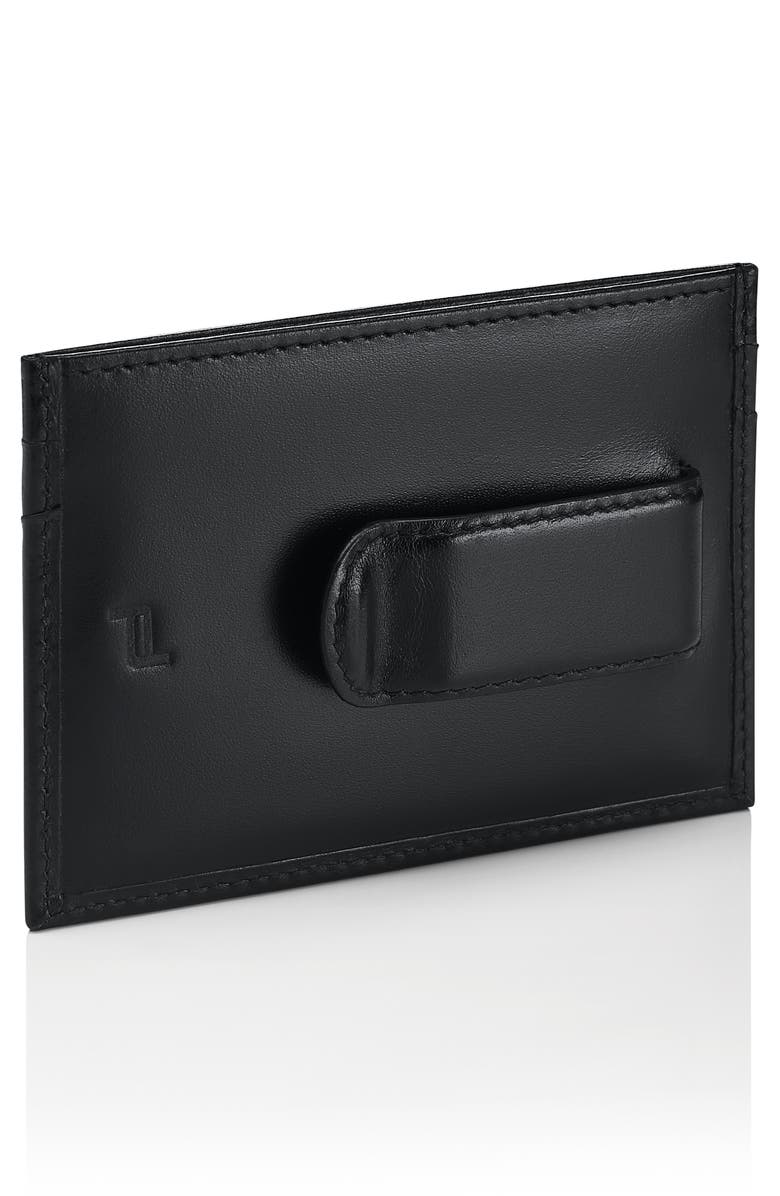 Porsche Design Classic RFID Card Holder Money Clip Wallet, Alternate, color, Black