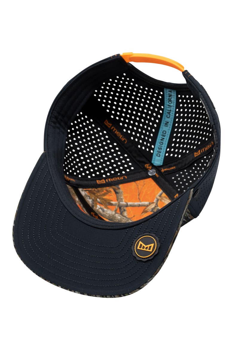 x Realtree Trenches Icon Hydro Performance Snapback Hat, Alternate, color, FOREST