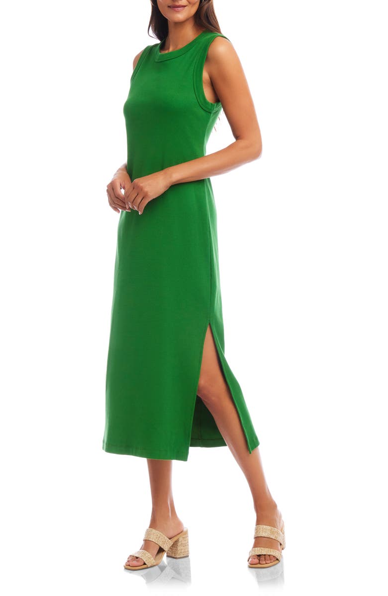 Karen Kane Sleeveless Knit Dress, Alternate, color, Emerald