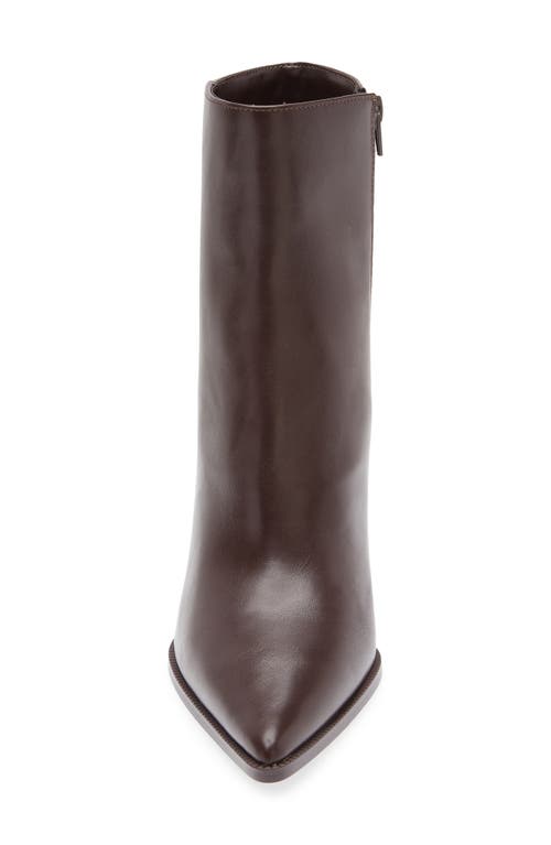 Mango Nino Block Heel Bootie In Brown