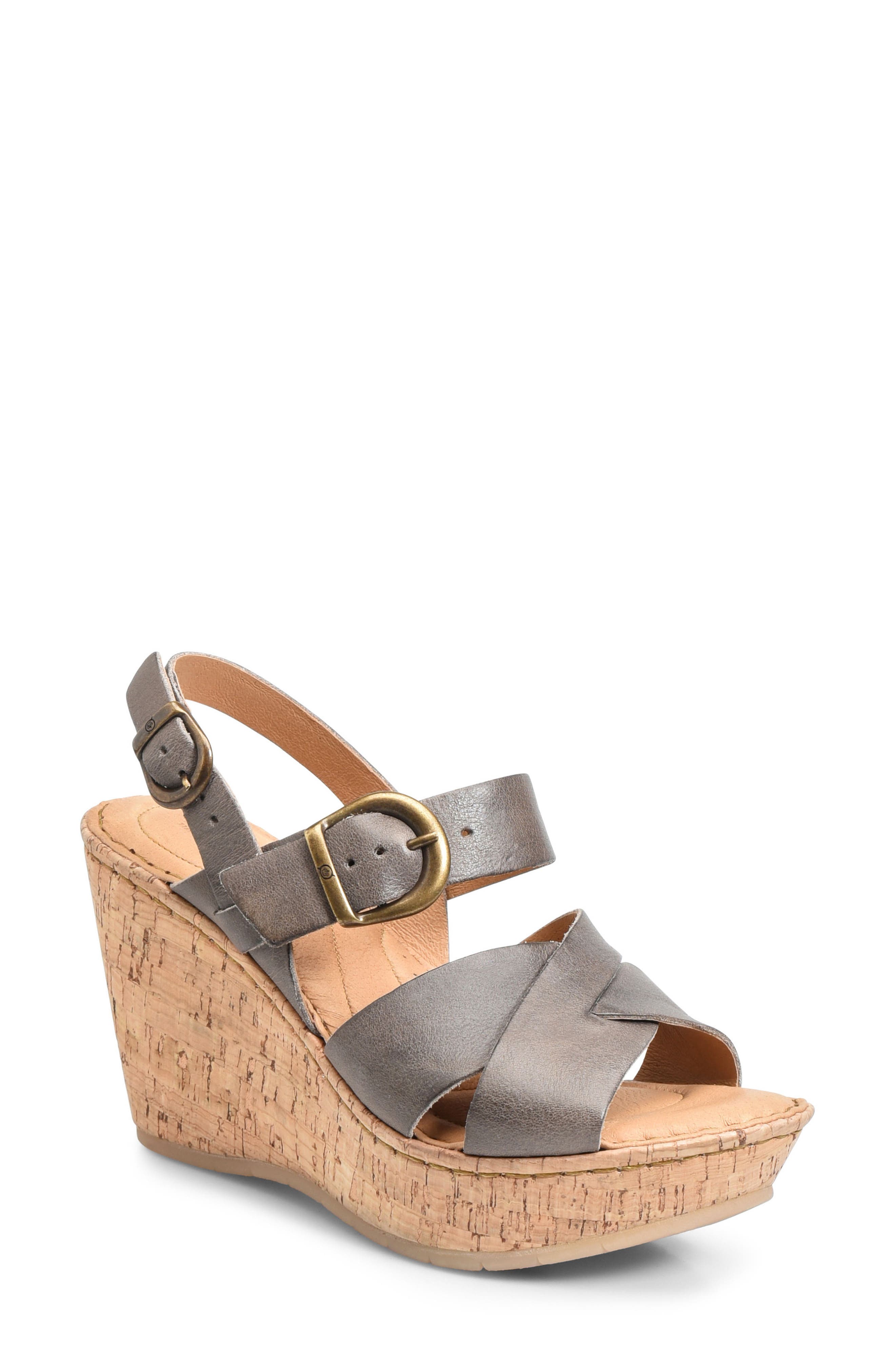 Børn Emmy Platform Wedge, Main, color, 