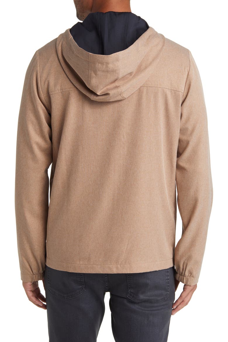 Beer Garden Colorblock Hooded Jacket, Alternate, color, HEATHER PORTABELLA