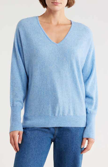 Magaschoni Cashmere V-Neck Dolman Sweater