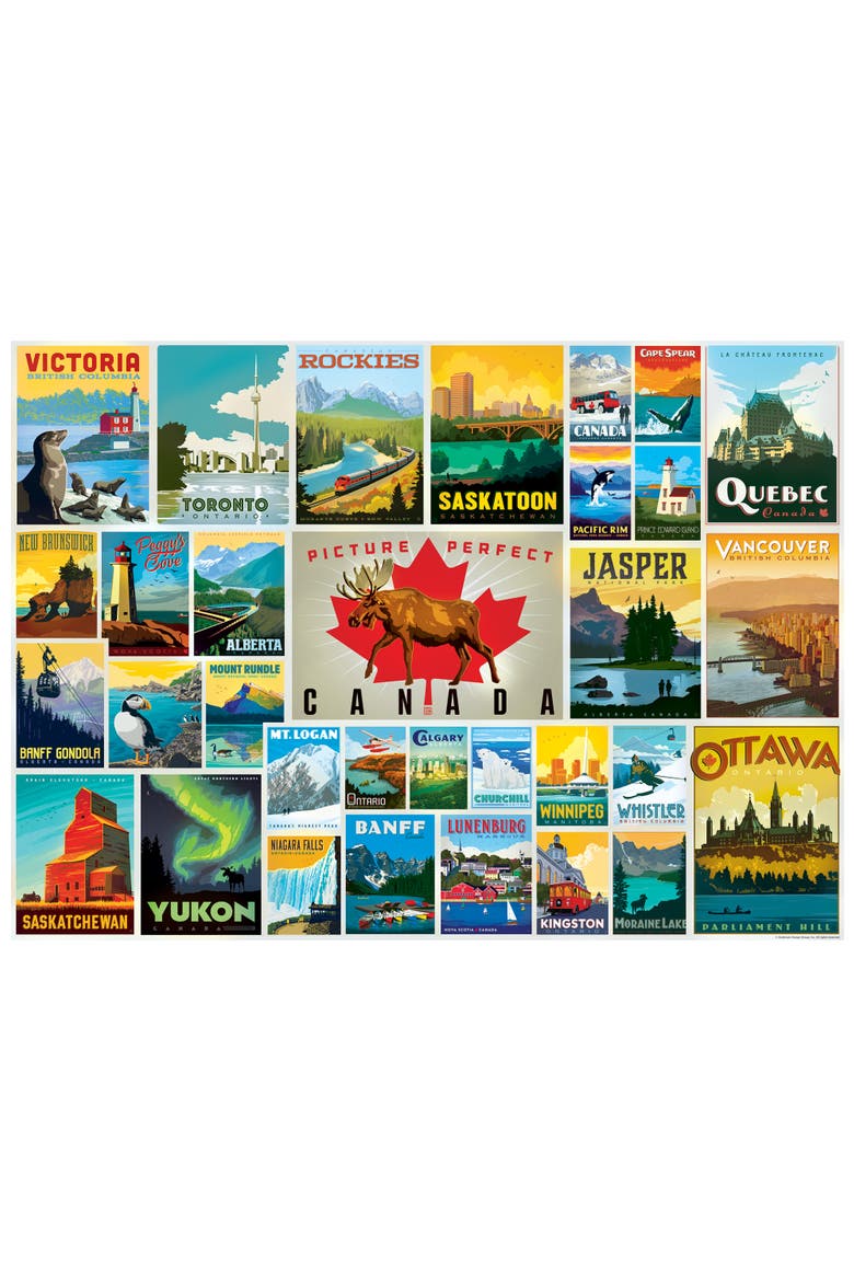 O Canada 1000 Piece Jigsaw Puzzle, Alternate, color, Multicolor