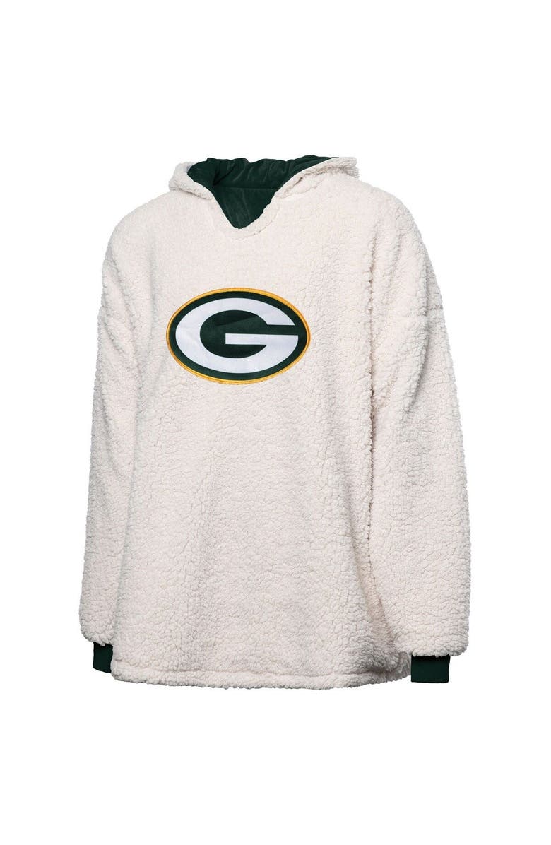 FOCO Green Bay Packers Repeat Print Reversible Hoodeez, Alternate, color, 