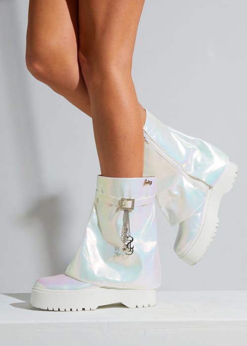 SPARKL SPARKL STELLA COMBAT BOOT 