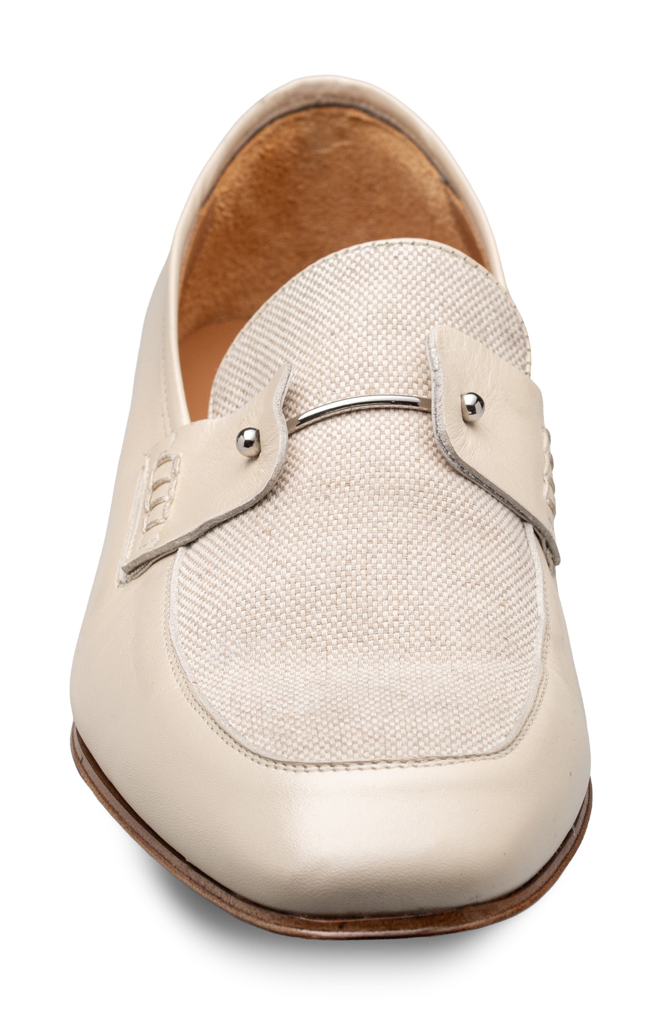 Soana Loafer, Alternate, color, BONE