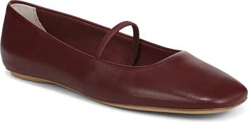 Franco Sarto Vana Womens Leather Slip On Ballet Flats In Silver
