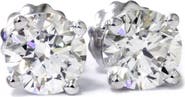 Bliss Diamond 3 Cttw Diamond Studs With Screw Backs 14k Gold Lab Grown