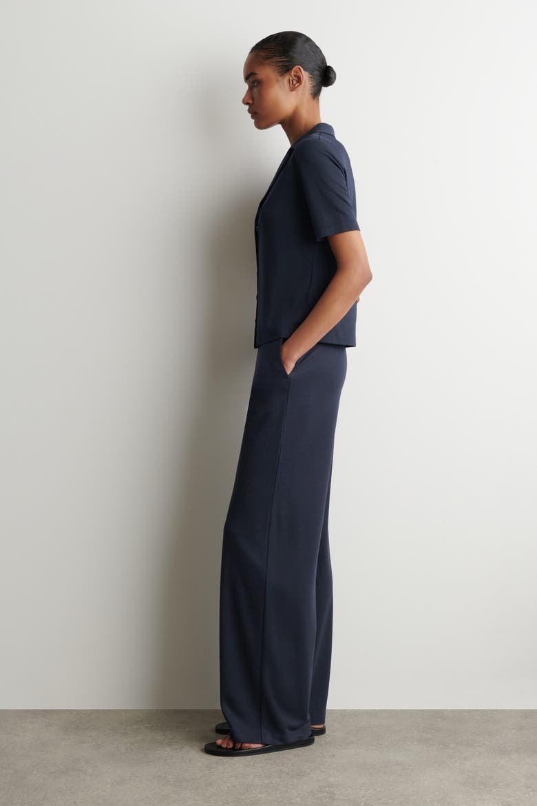 Modal-jersey Shirt, Alternate, color, NAVY