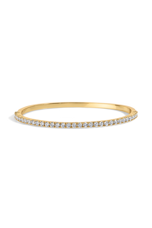 Electric Picks Hidden Gems Bangle Bracelet In Gold
