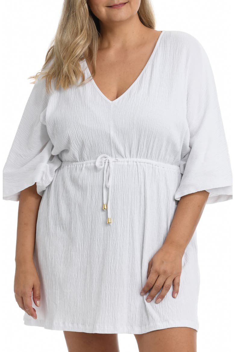 Tunic Swim Cover-Up, Main, color, WHITE