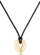 TABAYER Orea Large Pendant Cord Necklace