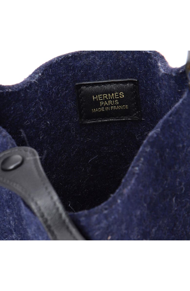 Pre-Owned Hermes Evelyne Bag Gen III Felt TPM, Alternate, color, Bleu Nuit