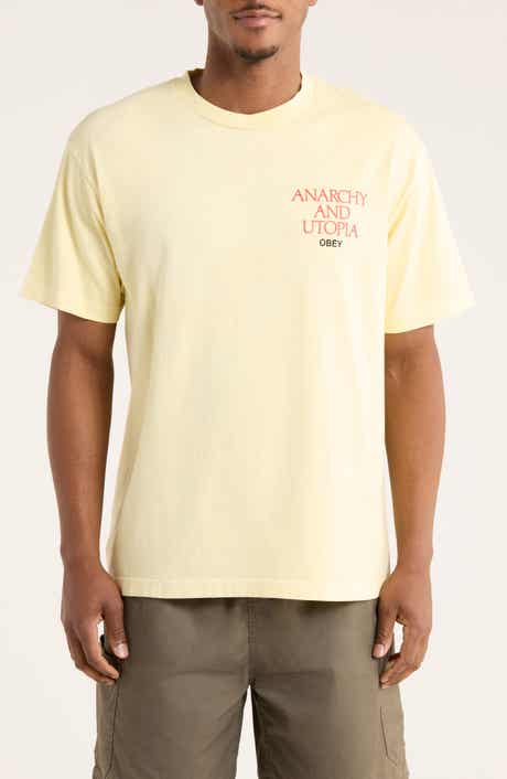 Obey Anarchy & Utopia Graphic T-Shirt
