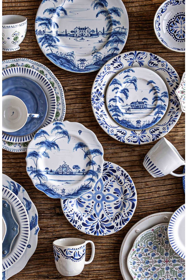 County Estate Side/Cocktail Plate, Alternate, color, DELFT BLUE