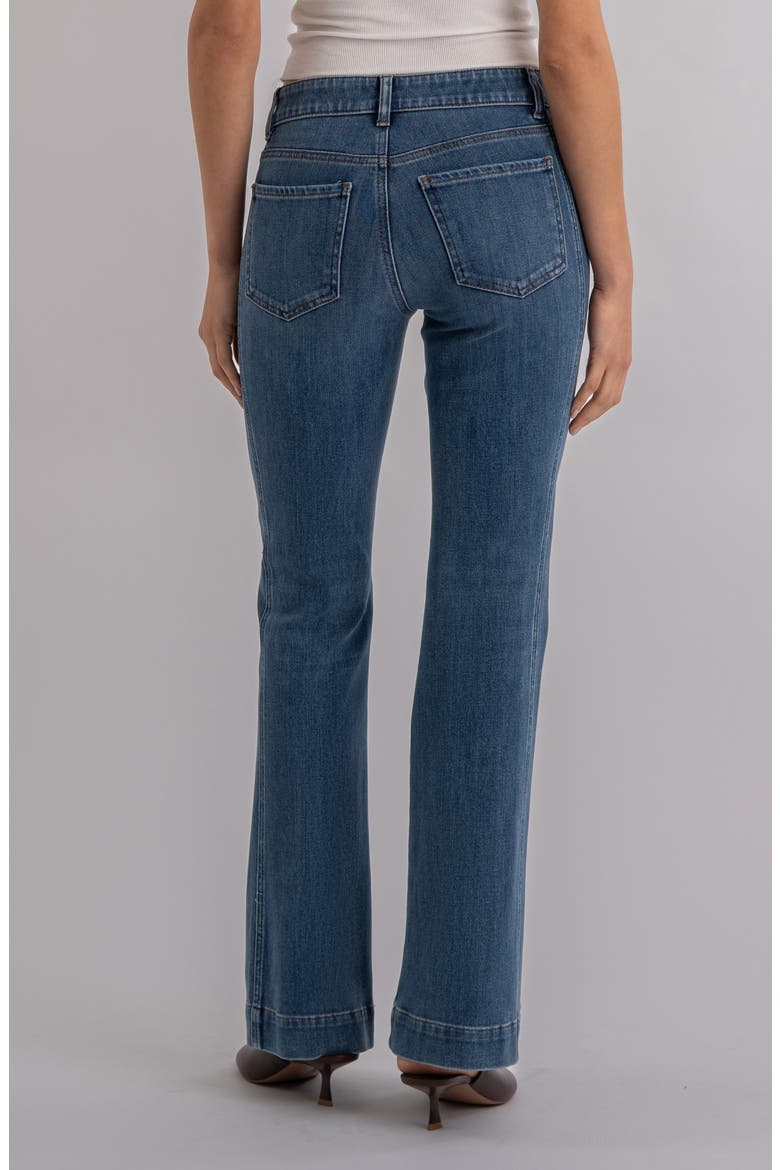 Natalie Paneled High Waist Bootcut Jeans, Alternate, color, ALLIANCE