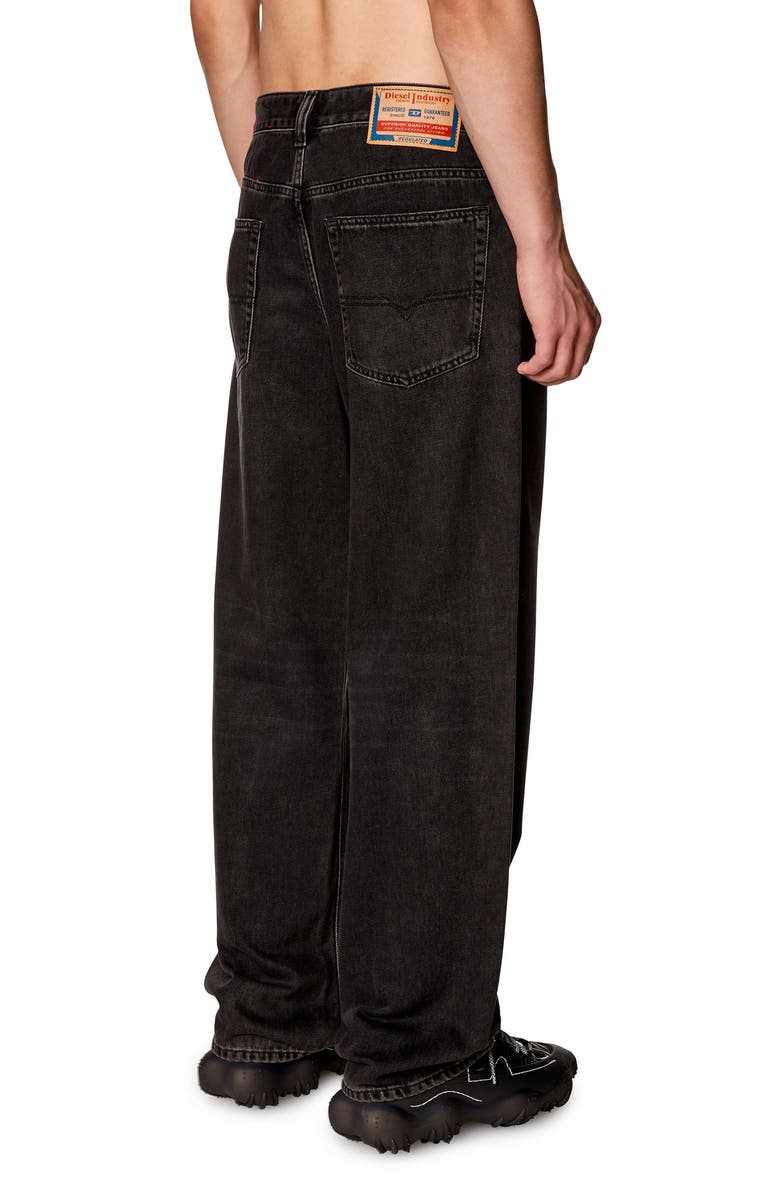 DIESEL<sup>®</sup> 2001 D-Macro Straight Leg Jeans, Alternate, color, Black