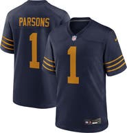 Nike Men's Nike Micah Parsons Navy Green Bay Packers The 1923 Classic Game Jersey