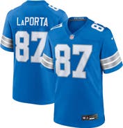 Nike Men's Nike Sam LaPorta Blue Detroit Lions Game Jersey