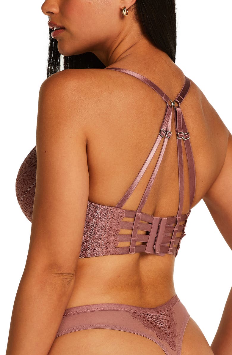 Hunkemöller Chynna Underwire Longline Push-Up Bra, Alternate, color, 