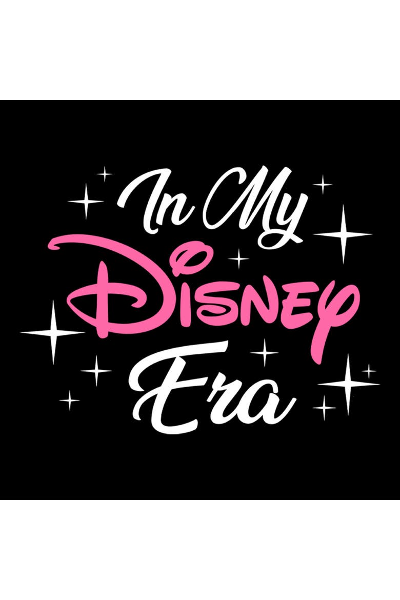 Junior's Disney In My Disney Era  Sweatshirt, Alternate, color, Black