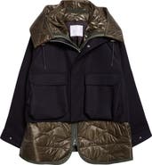 Sacai Mixed Media Blouson Jacket